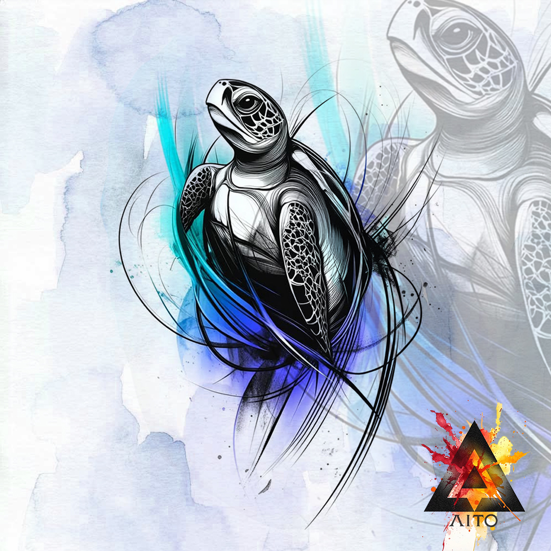 Tortue Aquarelle Dispo